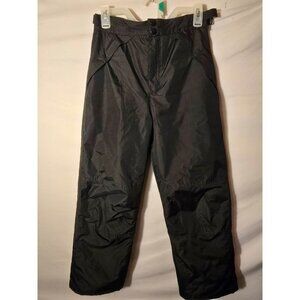 London Fog Ski Pants Snow Black Kids Youth Size Medium M 10/12 Unisex Boy Girl